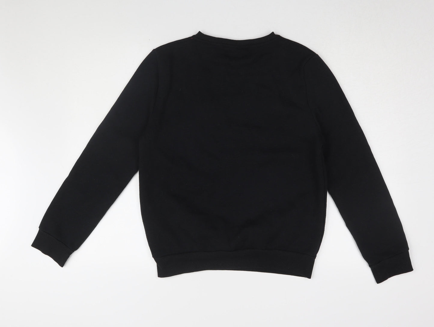 Disney Women's Black Mickey Minnie Pullover Sweatshirt, S