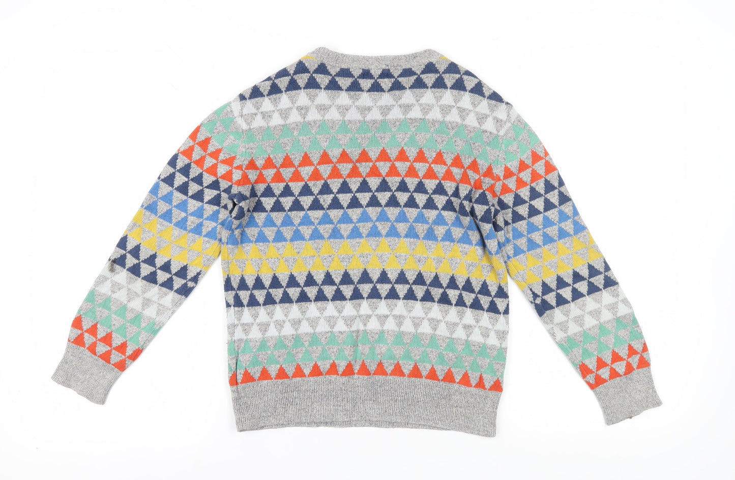 Gap Kids Boys Multicoloured Geometric Knit Jumper Size L