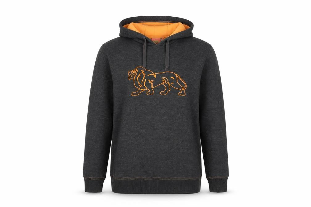 Womens UK 10 Regular Lonsdale Grey Pullover Hoodie