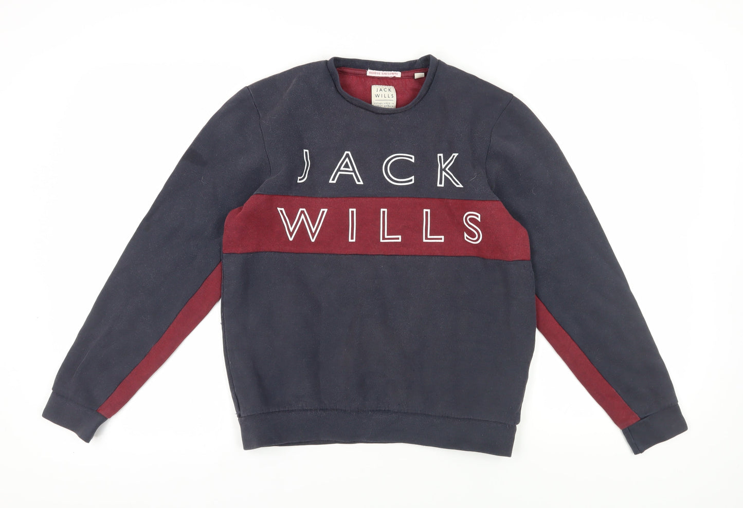 Jack Wills Men's Multicolour Logo Sweatshirt S