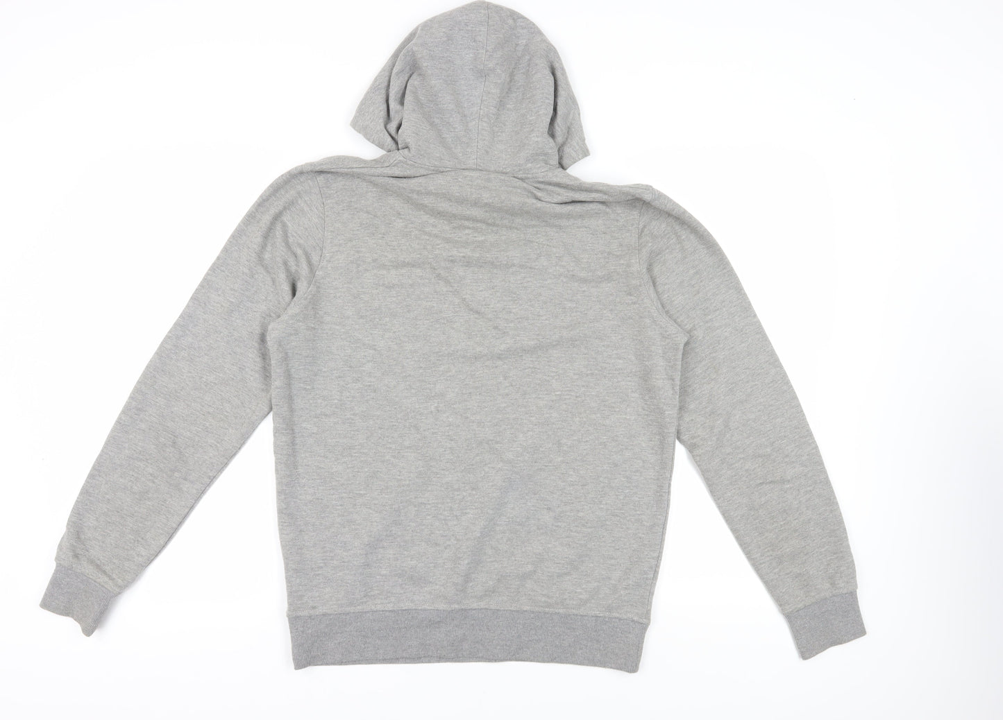 Jack & Jones Grey Medium Hoodie for Men - Stylish Logo Detail