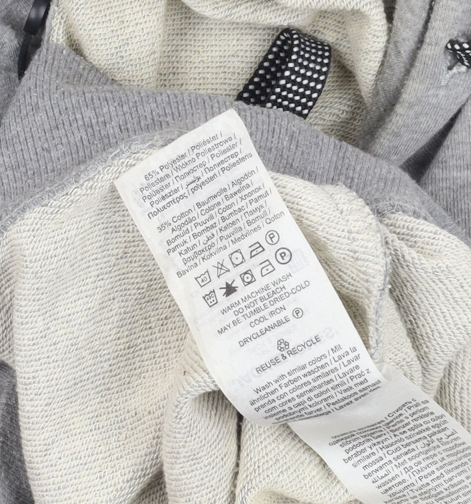 Jack & Jones Grey Medium Hoodie for Men - Stylish Logo Detail