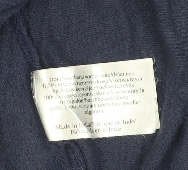 Laura Ashley Women’s Blue Basic T-Shirt, Size S