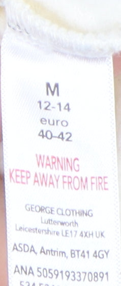 Coca Cola Ivory Graphic Pullover Sweatshirt M Unisex Adults