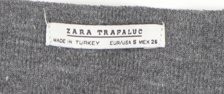 Zara Trafaluc Women's Grey Pullover Jumper Size S