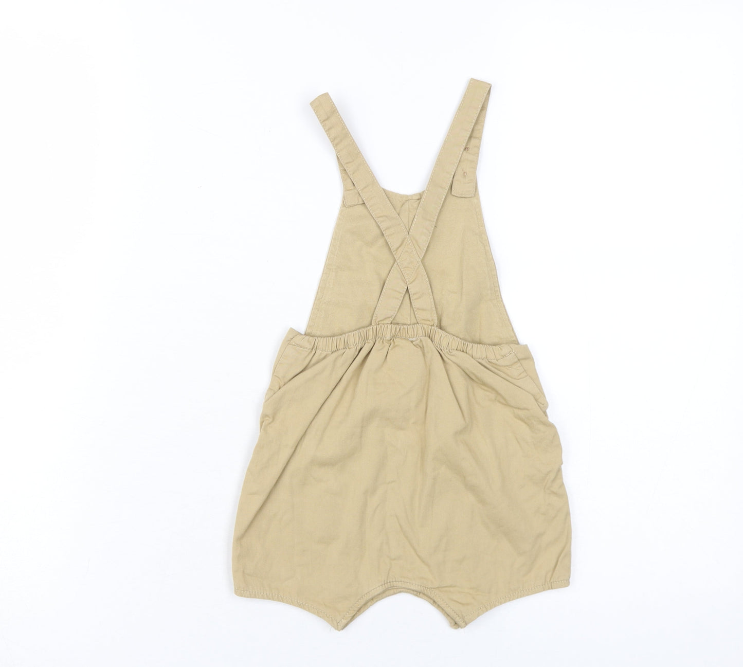 Next Beige Unisex Baby Dungaree, 9-12 Months, Animal Print