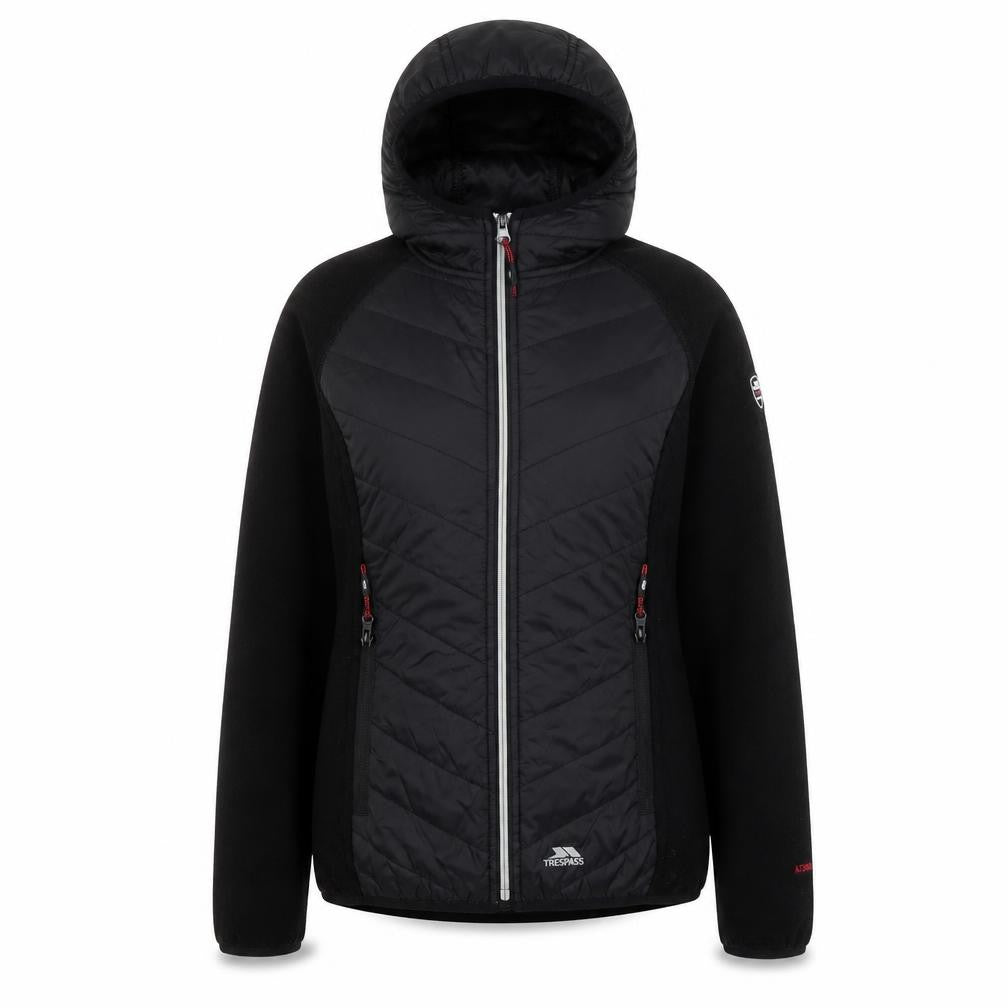 Womens UK Size XS Regular Trespass Black Polyamide Blend Jacket