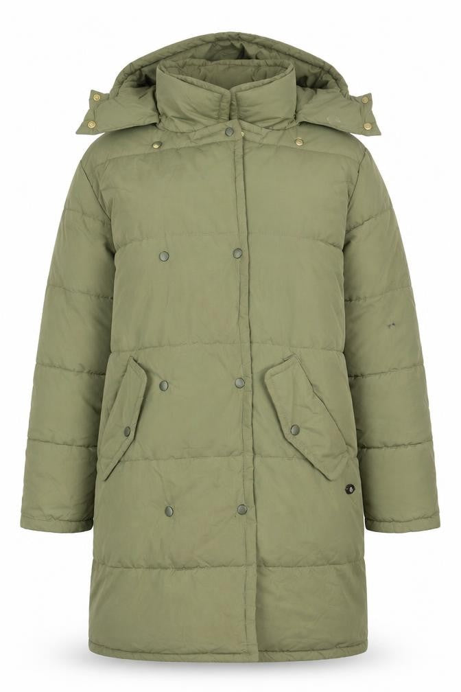 Scotch & Soda Women's Green Puffer Jacket Size 14