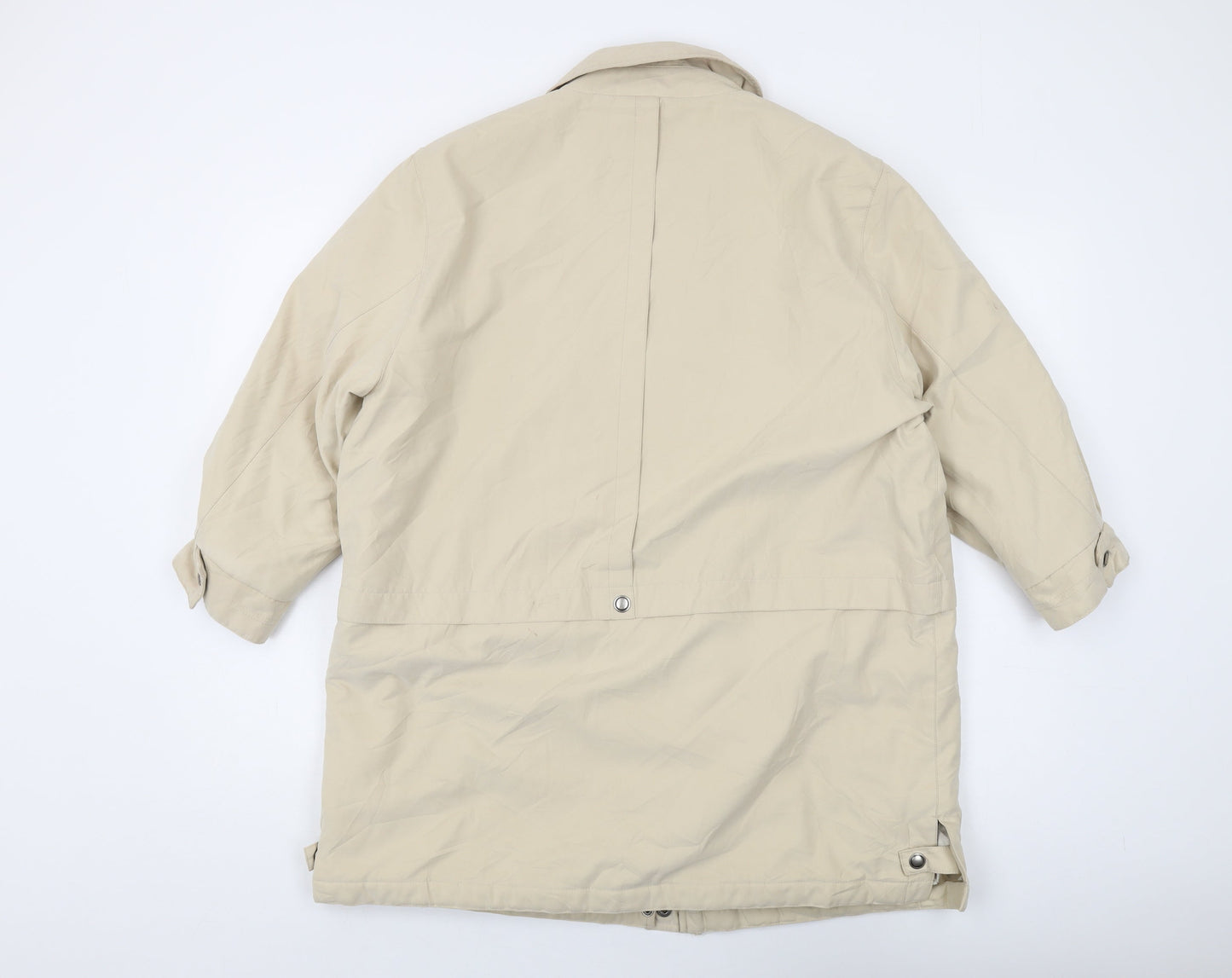 BHS Women's Beige Long Parka Coat Size 16 Casual