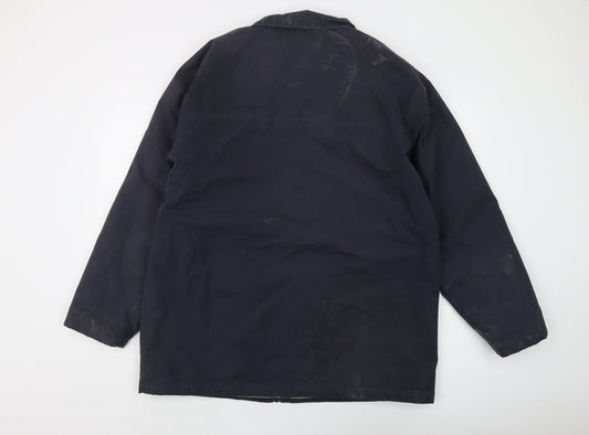 Tilford & Stuart Men's Blue Jacket L Snap Closure