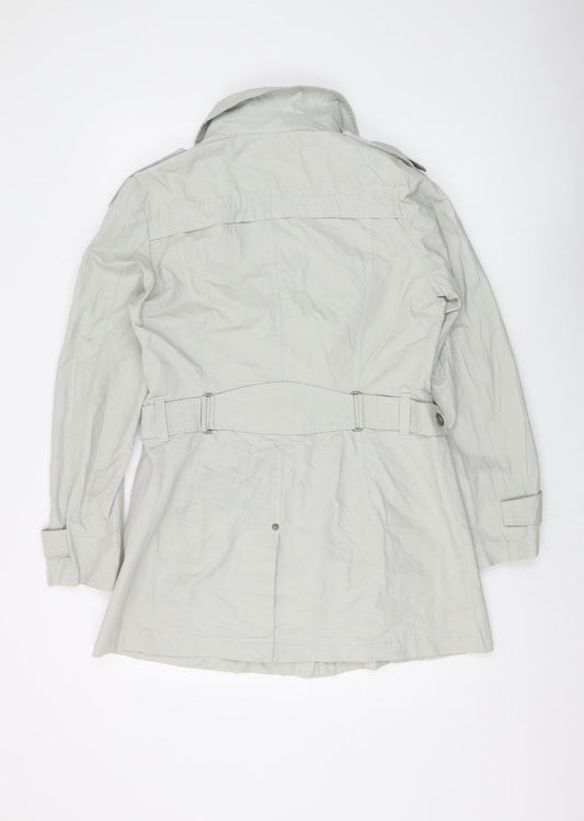 Frieda & Freddies Women's Beige Trench Coat - Size 10