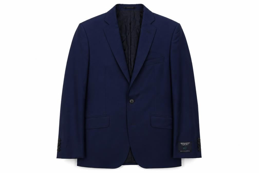 Mens 38 Chest Regular Jaeger Blue Two-Button Blazer