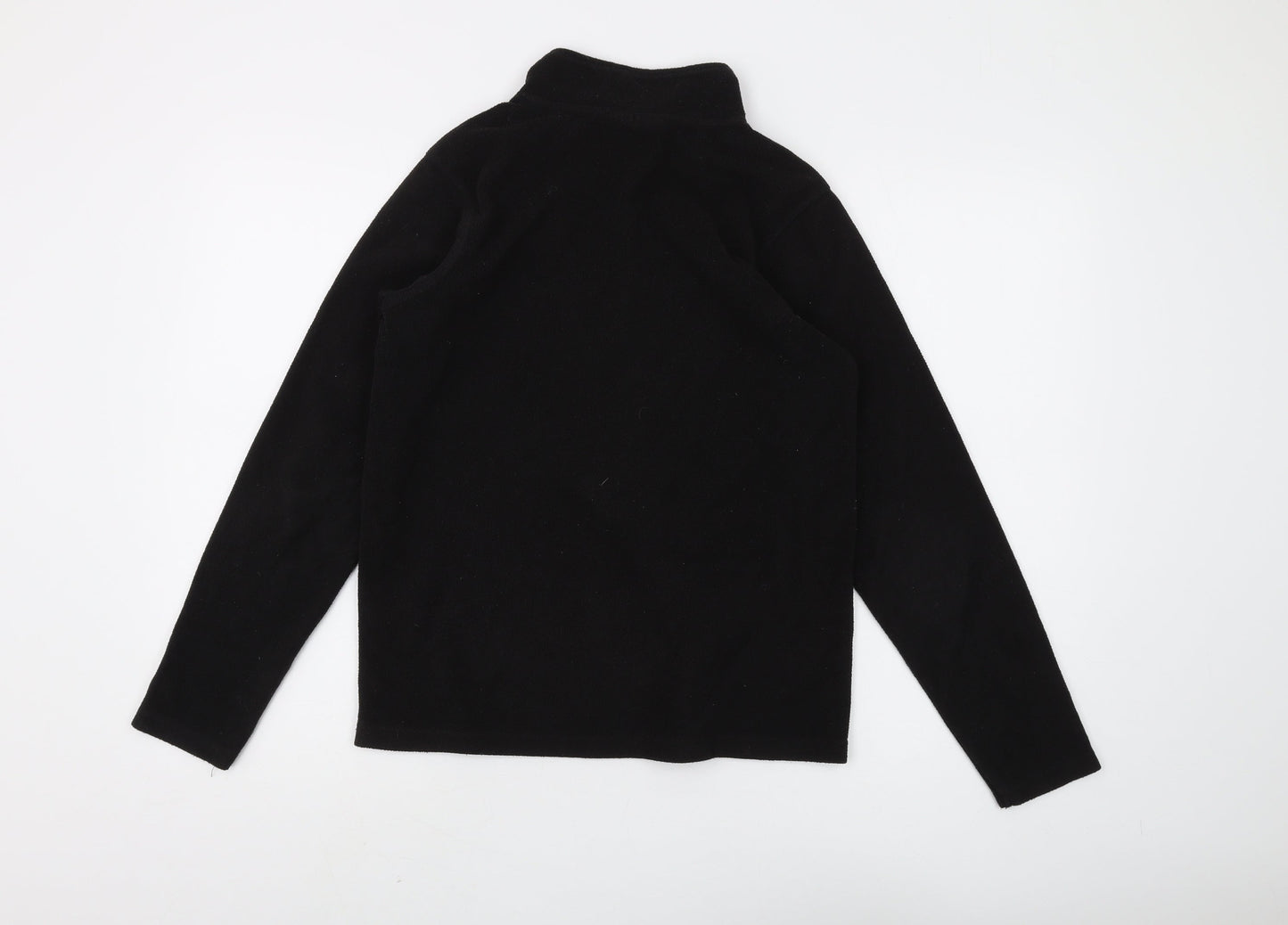 Regatta Boys Black Fleece 1/2 Zip Sweatshirt, Size L