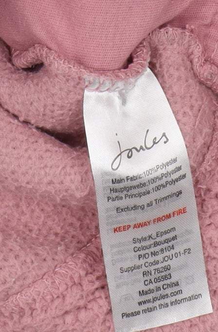 Joules Women's Pink Pullover Sweatshirt - M
