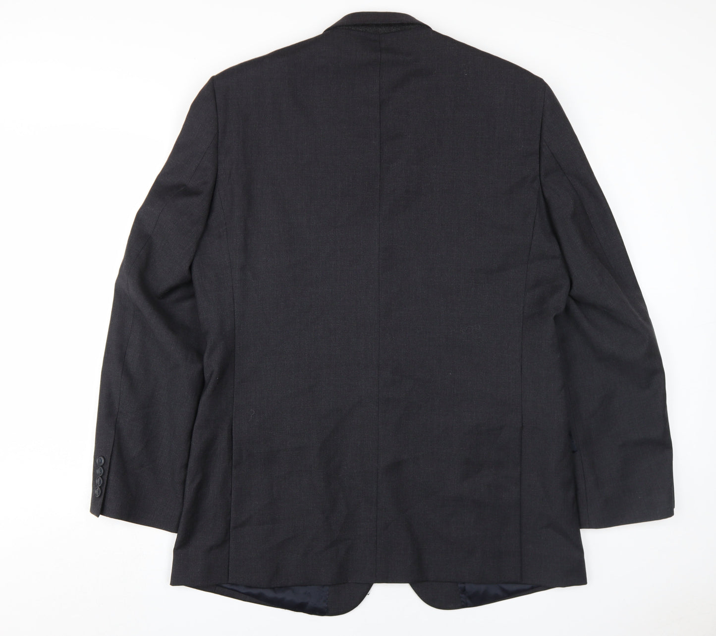 Austin Reed Men's Black 44L Single-Breasted Blazer