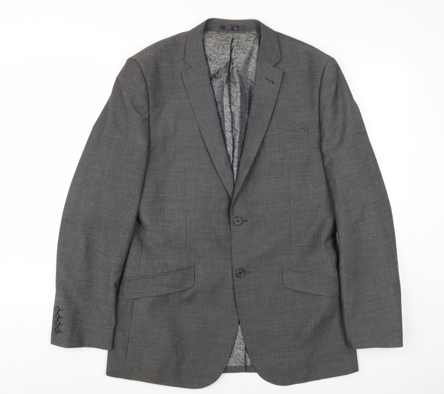 Butler & Webb Men's Grey Blazer, 38R, Classic Style