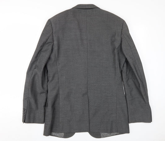 Butler & Webb Men's Grey Blazer, 38R, Classic Style