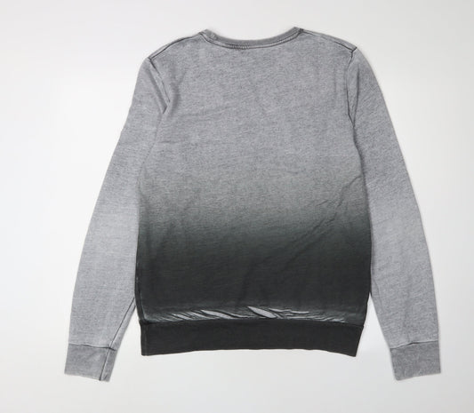 River Island Men's Grey Pullover Sweatshirt, Size M