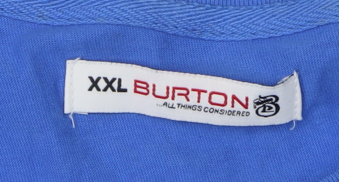 Burton Men's Blue XL Crew Neck T-Shirt
