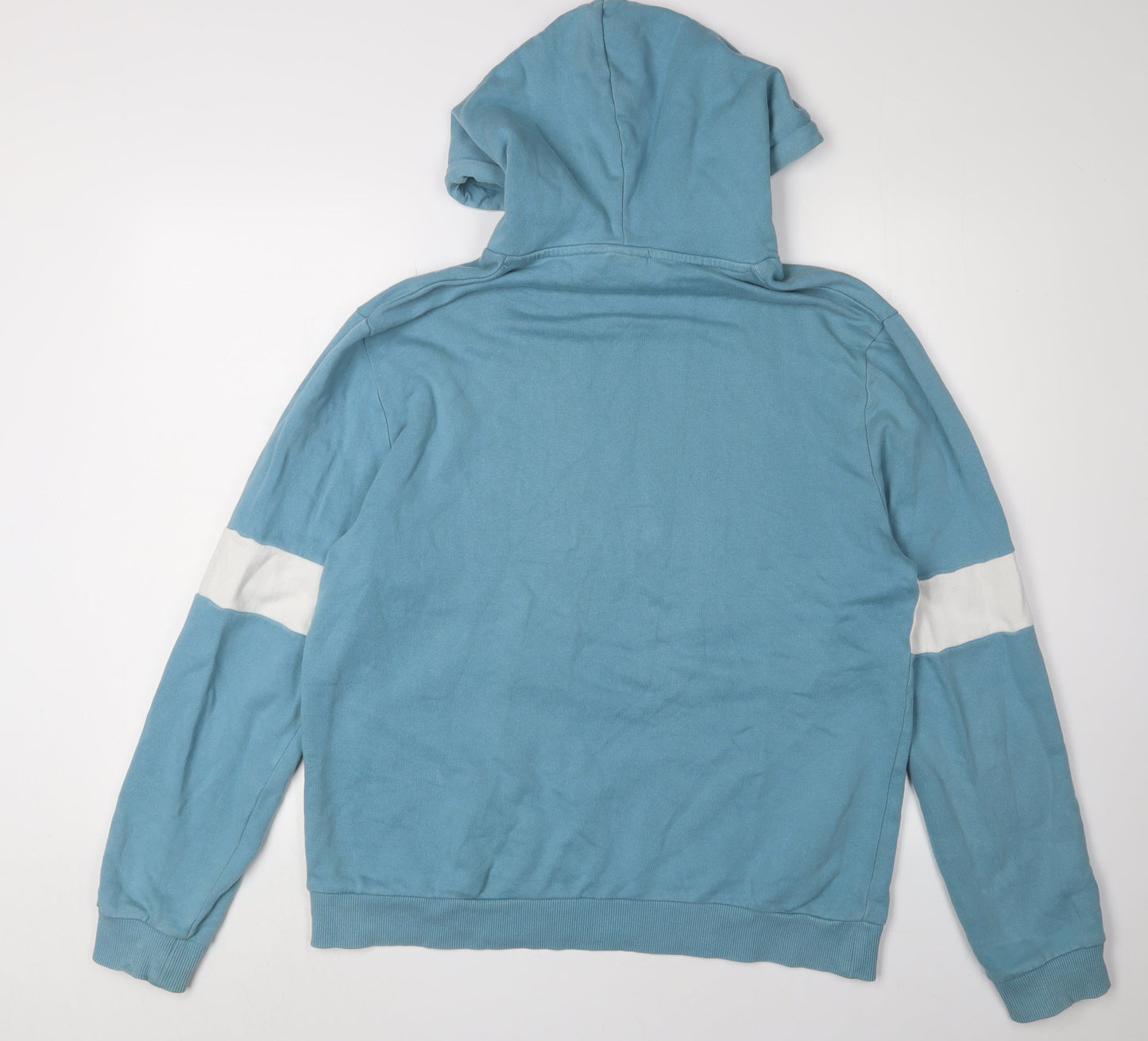 ASOS Men's Blue Pullover Hoodie, Size L