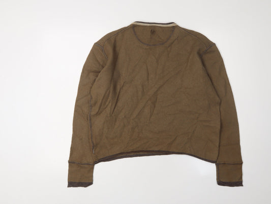 Fat Face Women's Brown Pullover Crew Neck Jumper