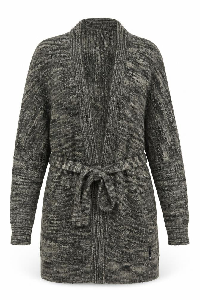 Womens UK M/L Relaxed DKNY JEANS Grey Cardigan