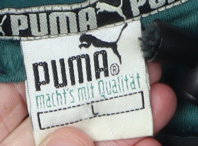 Puma Men's Black Windbreaker Jacket L