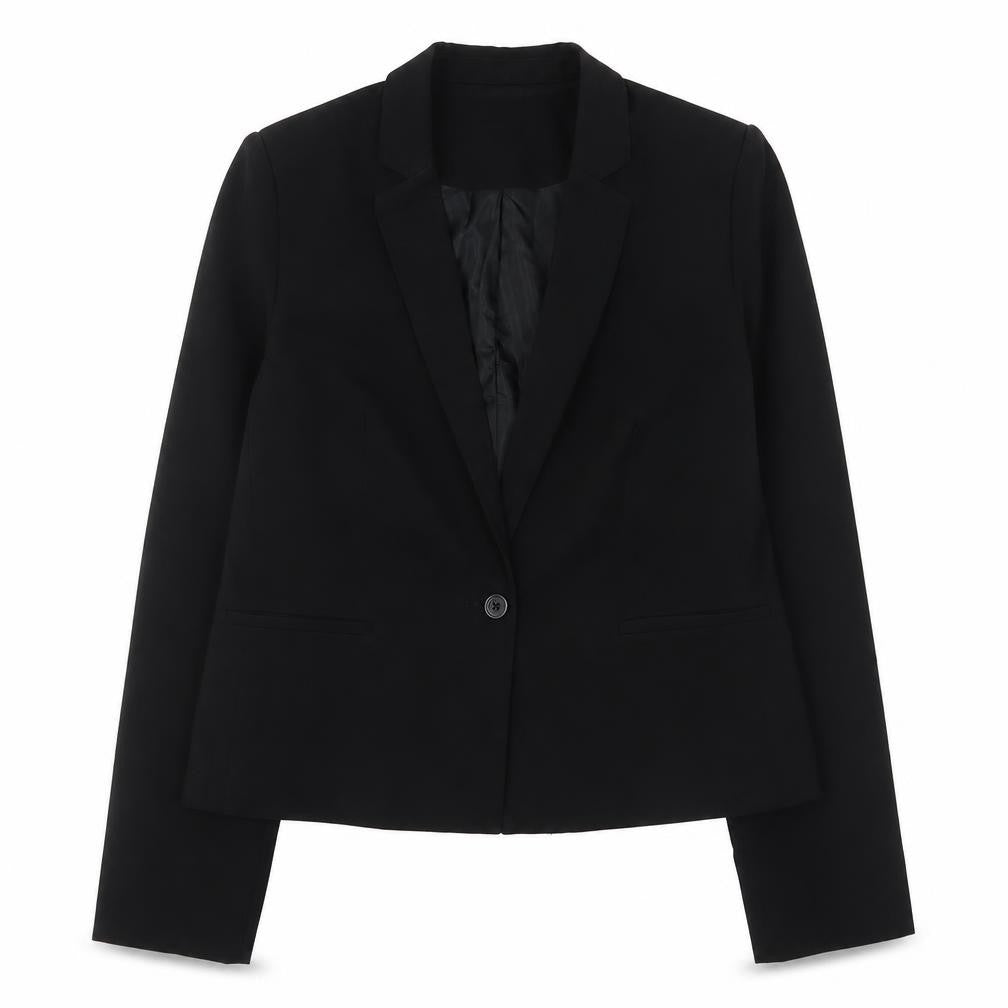 Editions Women's Black Blazer Size 12 Business Suit Jacket