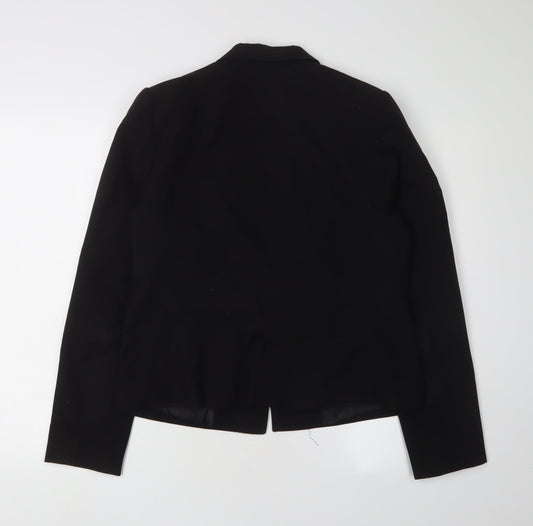 Edition Women's Black Blazer Size 12 Business Suit Jacket
