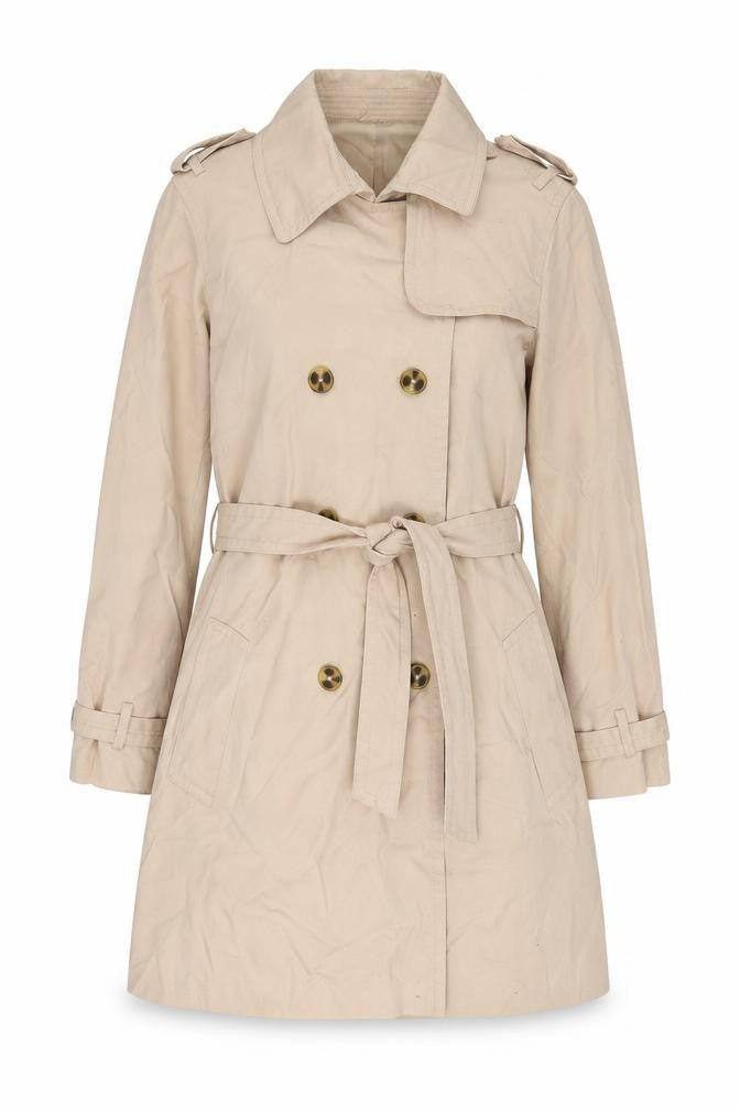 Serra Women's Beige Trench Coat Size 10