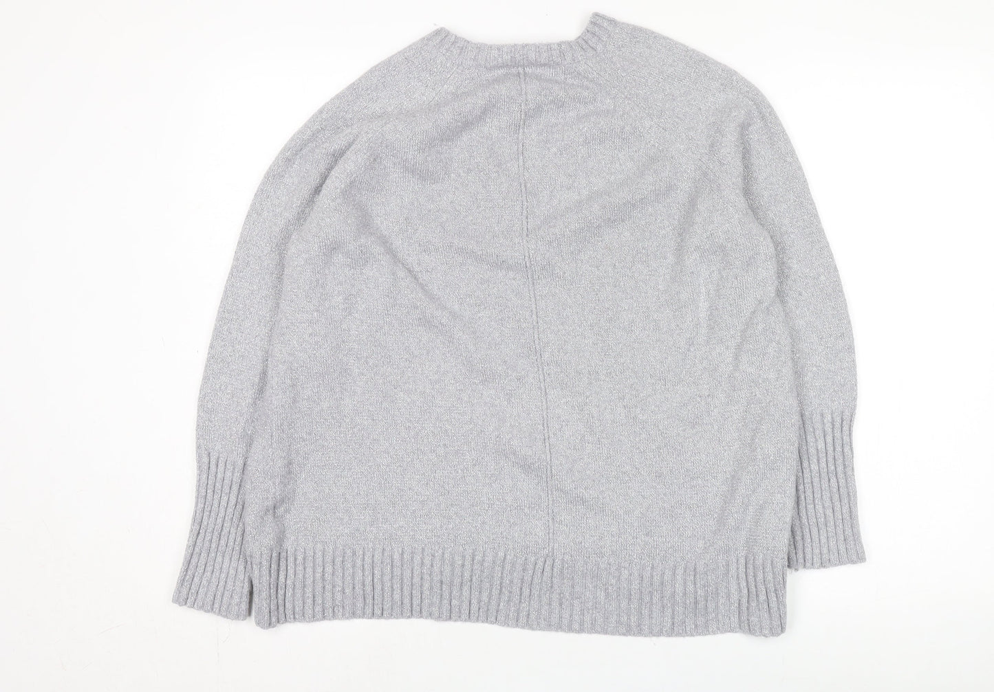 Oasis Women's Grey Pullover Jumper Size L