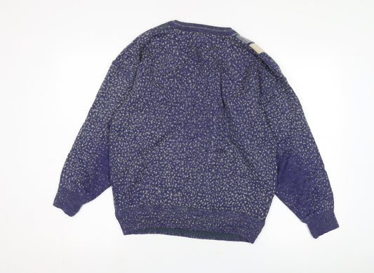Pierre Sangan Unisex Multicoloured V-Neck Pullover L