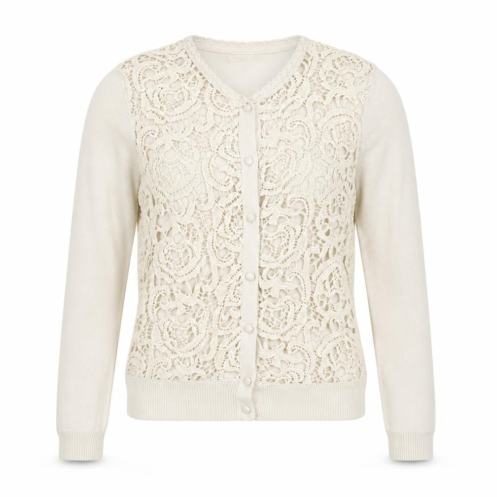 Mango Suit Women's Beige Cardigan Size 12