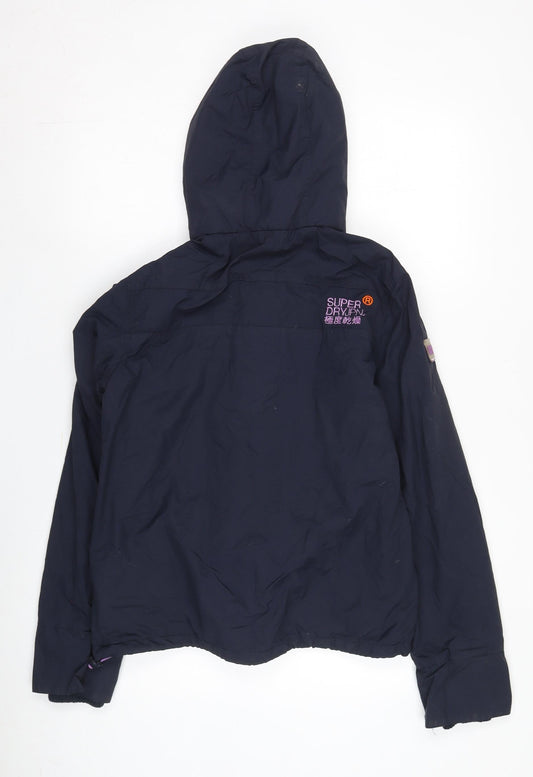 Superdry Women's Blue Windbreaker Jacket M