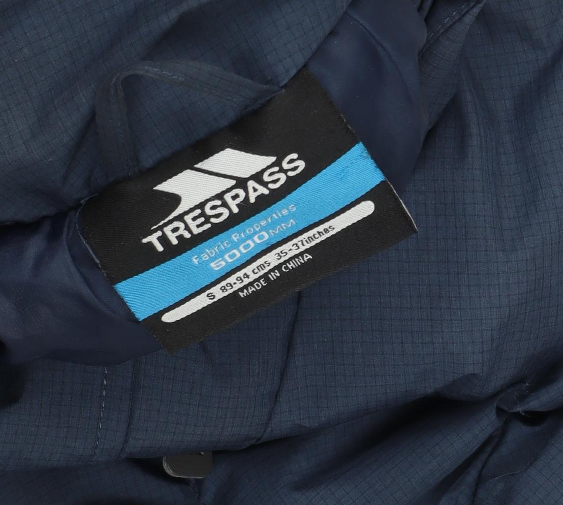Trespass Men's Blue Puffer Jacket S Winter Casual