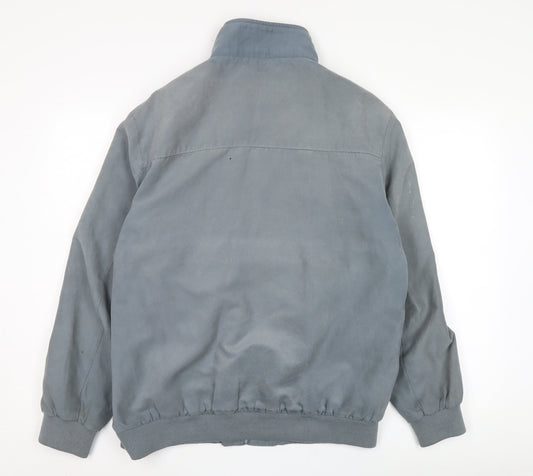 Greenwoods Men's Grey Windbreaker Jacket M Casual