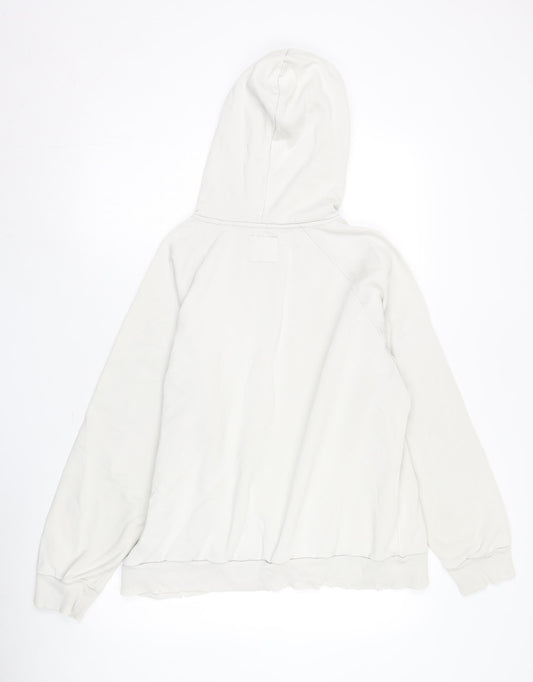 Lonsdale Men's White Pullover Hoodie - Size 16