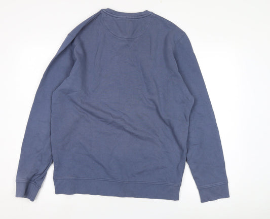 Lyle & Scott Men's Blue Crew Neck Pullover Sweatshirt M