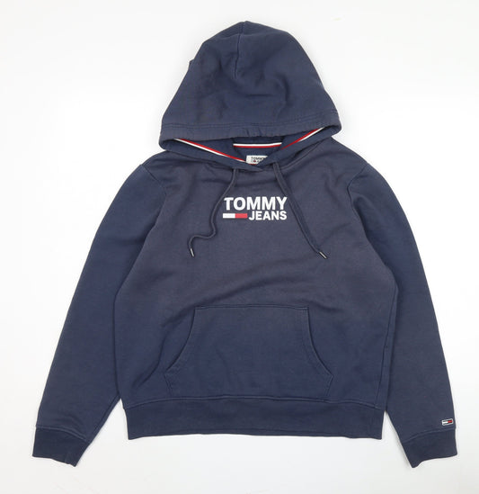 Tommy Jeans Men's Blue Pullover Hoodie M