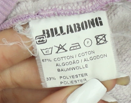 Billabong Women's Purple Pullover Hoodie Size 3