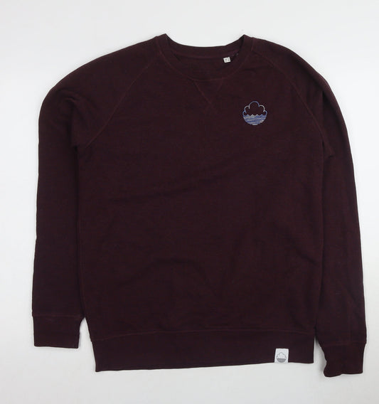 Stanley/Stella Men’s Purple Pullover Sweatshirt, Size L