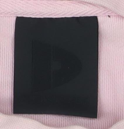 Donnay Women's Pink Cotton Pullover Sweatshirt, Relaxed Fit