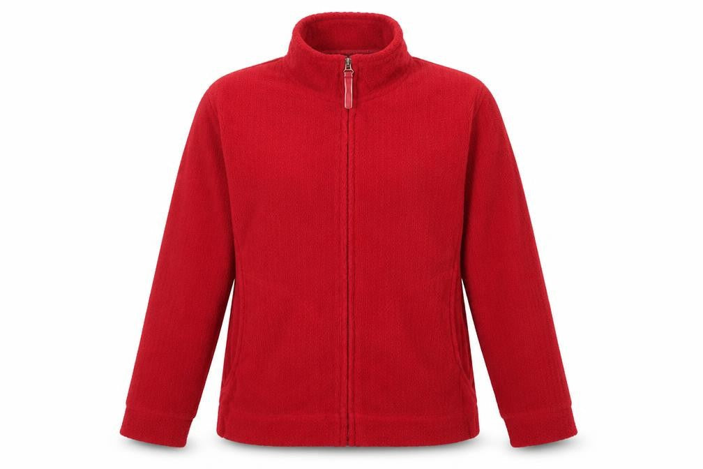 TIGI Women's Red Fleece Jacket Size 10