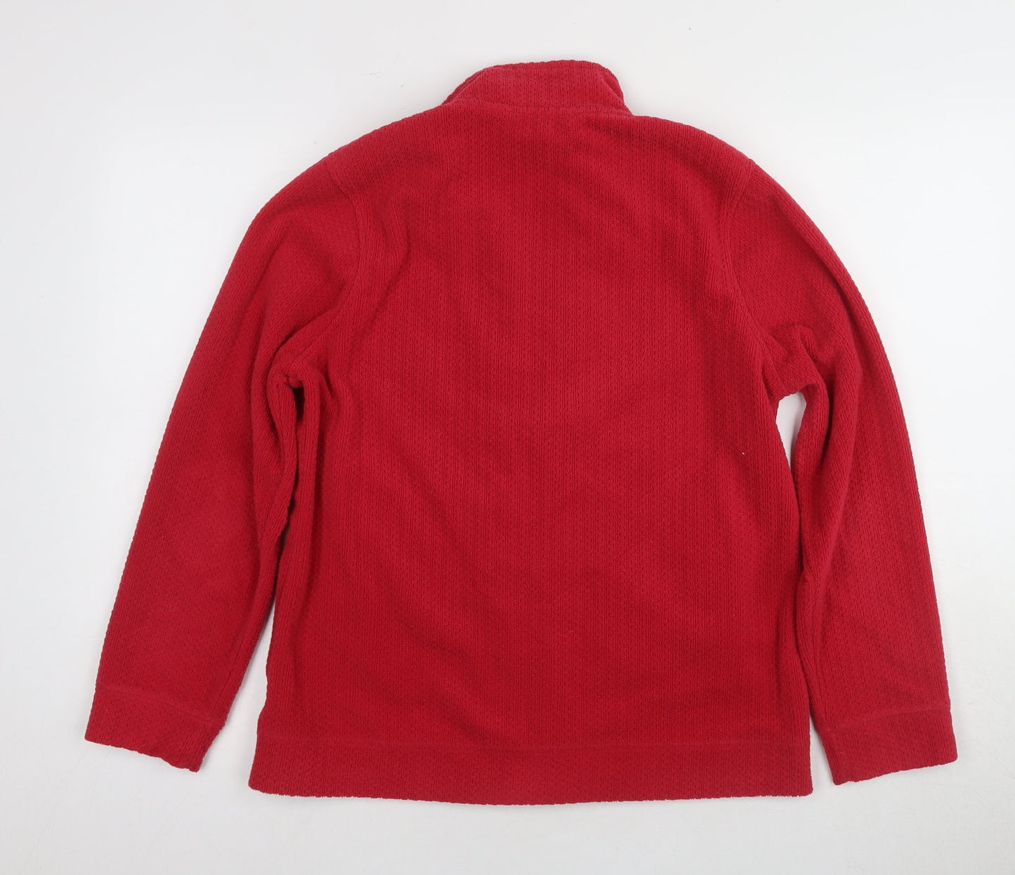 TIGI Wear Women's Red Fleece Jacket Size 10