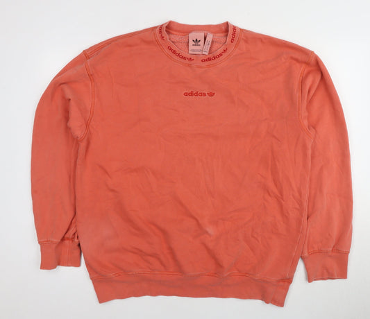 Adidas Unisex Coral M Pullover Sweatshirt