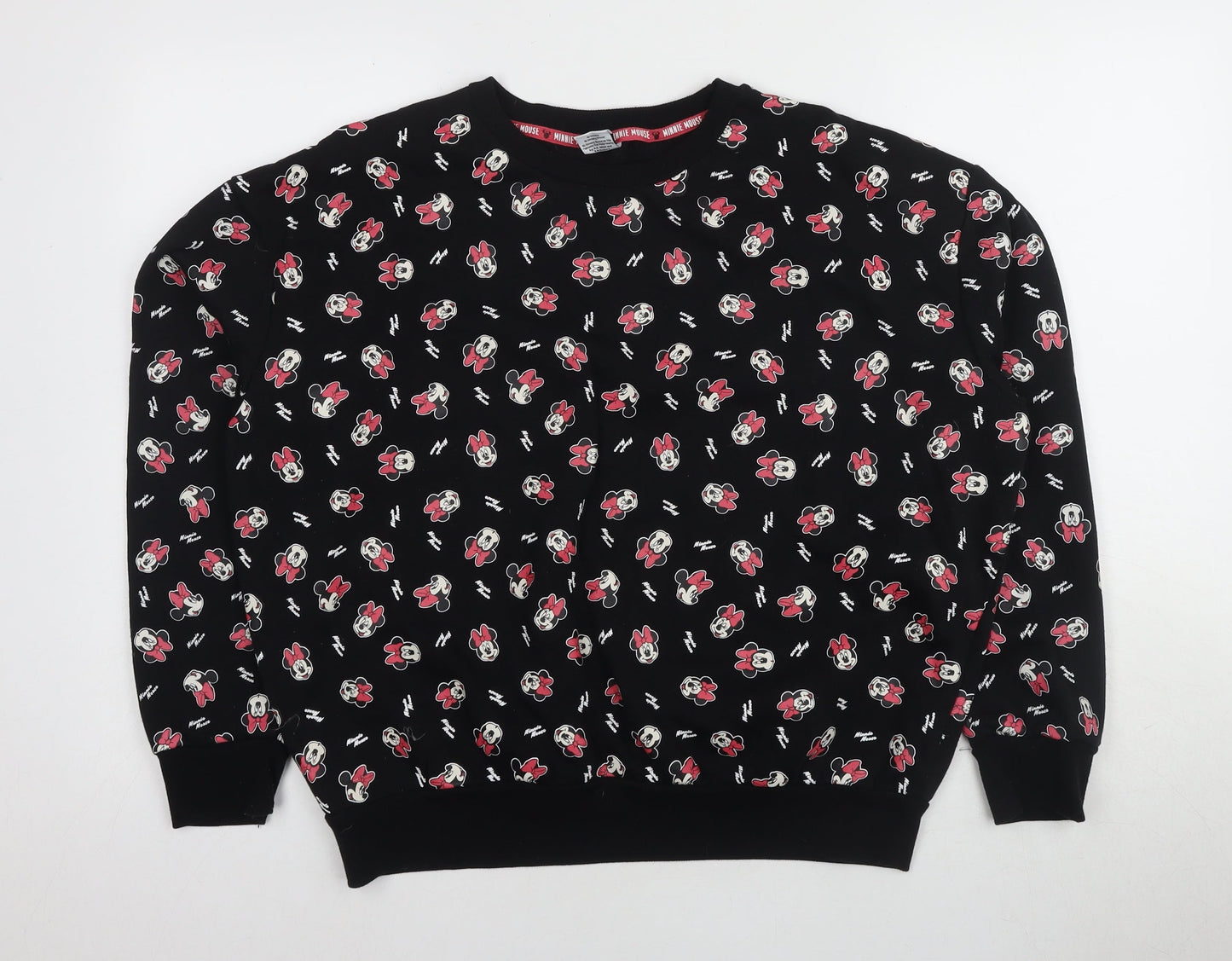 Disney Women's Black Pullover Sweatshirt - L