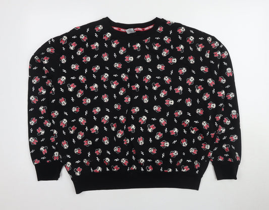 Disney Women's Black Pullover Sweatshirt - L