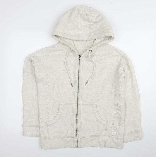 Fat Face Women's Ivory Hooded Jacket - Size S