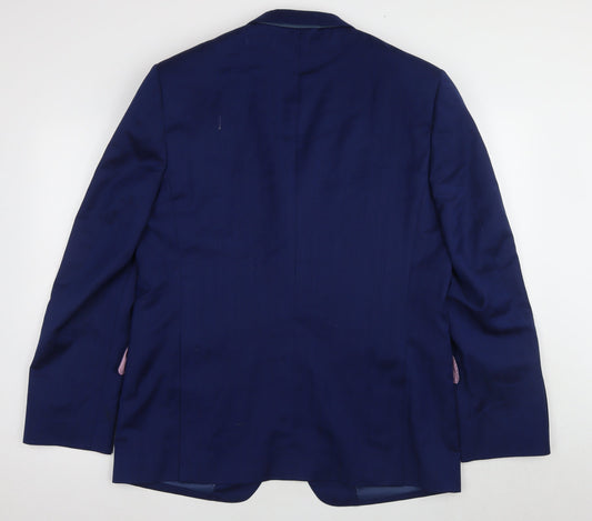 Marks and Spencer Men's Blue 42R Blazer Business Attire