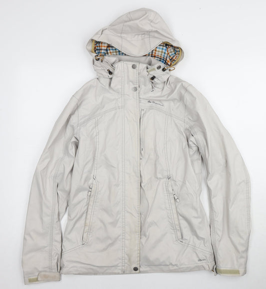 Quechua Women's Ivory Parka Jacket Size Small